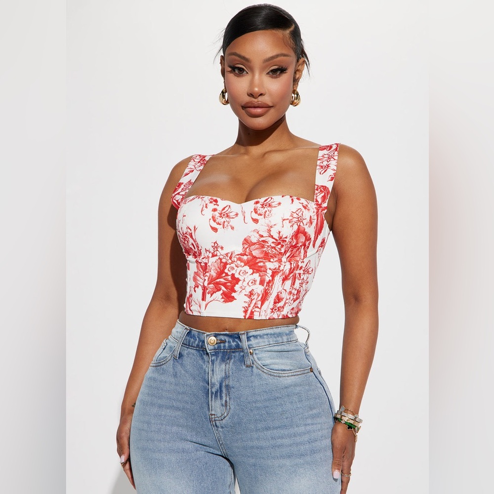 NEW Floral Corset Size Small